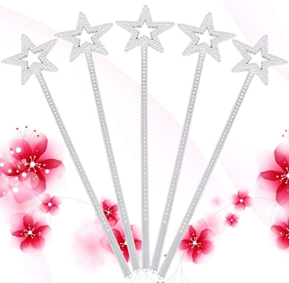 TOYANDONA 12 Stück Sternenstab Weihnachten Fee Prinzessin Stick Xmas Party Favors Mädchen Kostüm Req