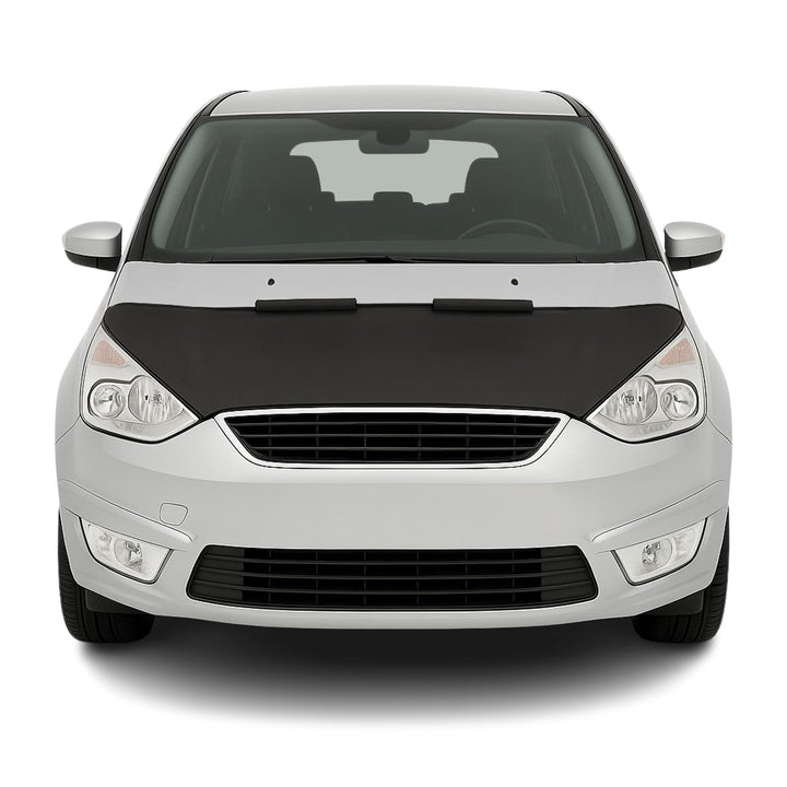 OMAC Haubenbra Steinschlagschutz Bonnet Bra kompatibel mit Ford Galaxy II 2010-2015 Schwarz Halb
