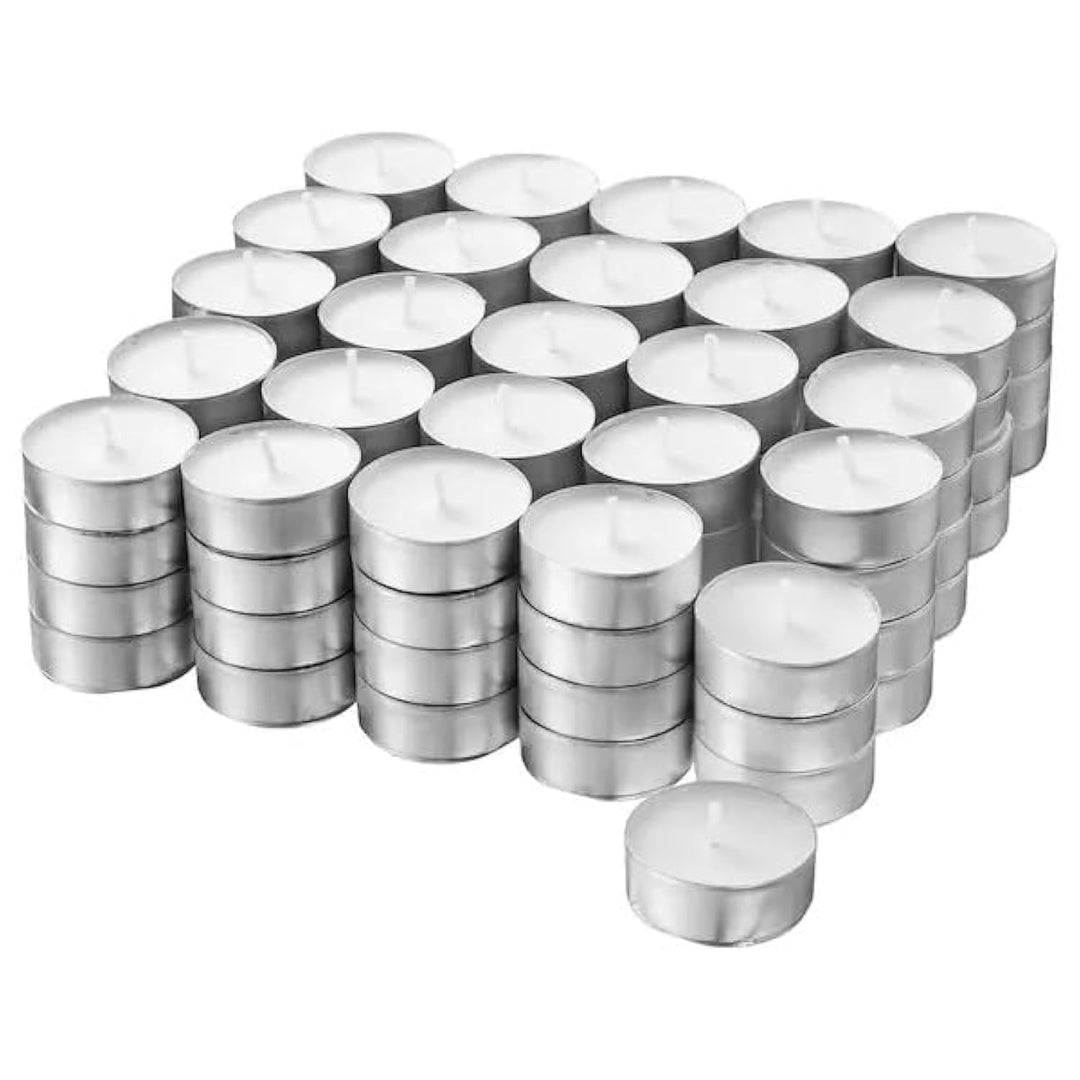 IKEA GLIMMA Kerzen/Teelichter, Weiss, 400 Stk.