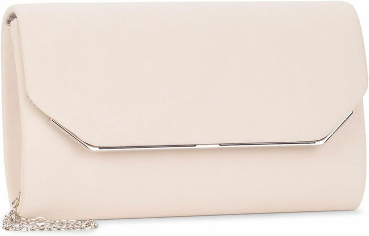 Tamaris Clutch TAS Amalia 30451 Damen Handtaschen Uni cream 470, Beige