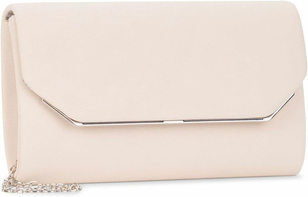 Tamaris Clutch TAS Amalia 30451 Damen Handtaschen Uni cream 470, Beige