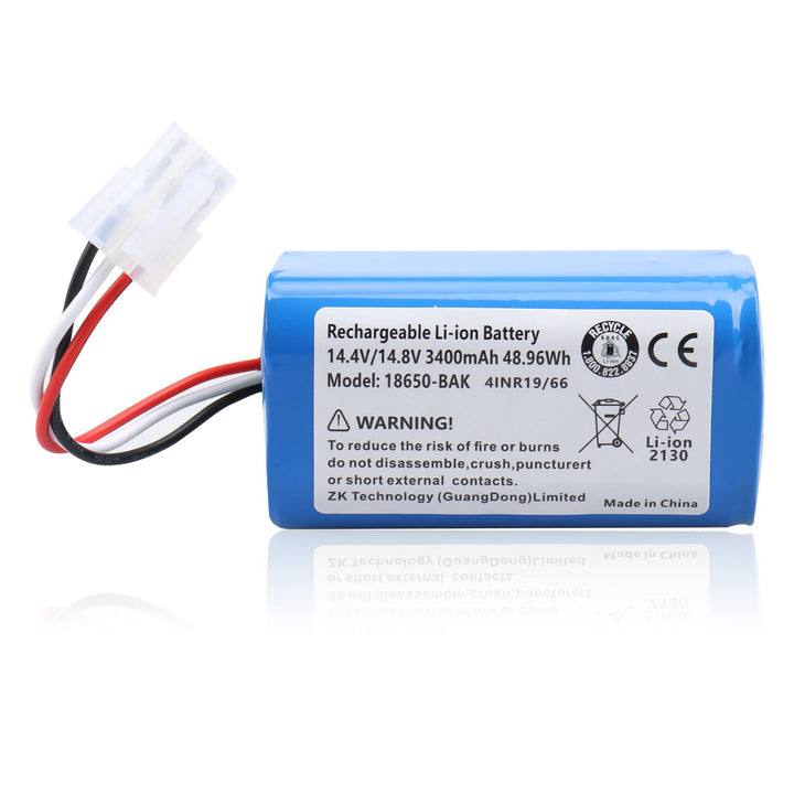 14,4 V 3400 mAh Lithium-Ionen-Akku, kompatibel mit Miele Scout RX1, RX1-SJQL0, RX2 60, RX3 60 (Miele