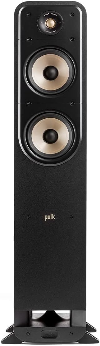 Polk Audio Signature Elite ES55 hochauflösender HiFi Standlautsprecher fürs Heimkino, Hi-Res Zertifi