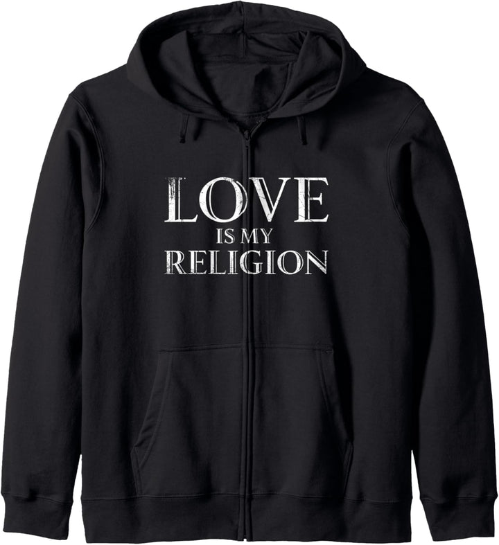 Liebe ist meine Religion Kapuzenjacke