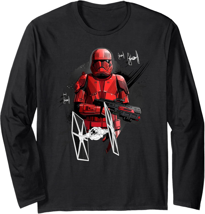 Star Wars The Rise of Skywalker Red Trooper Universe Langarmshirt