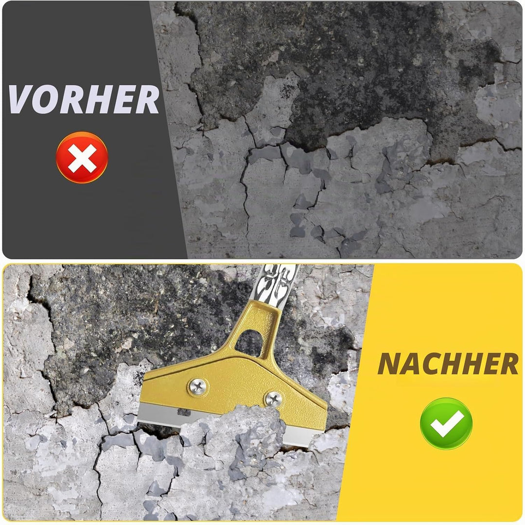 Tapetenschaber Tapetenentferner mit 20 Ersatzklingen Schaber Werkzeug Glasschaber Farbschaber Scrape