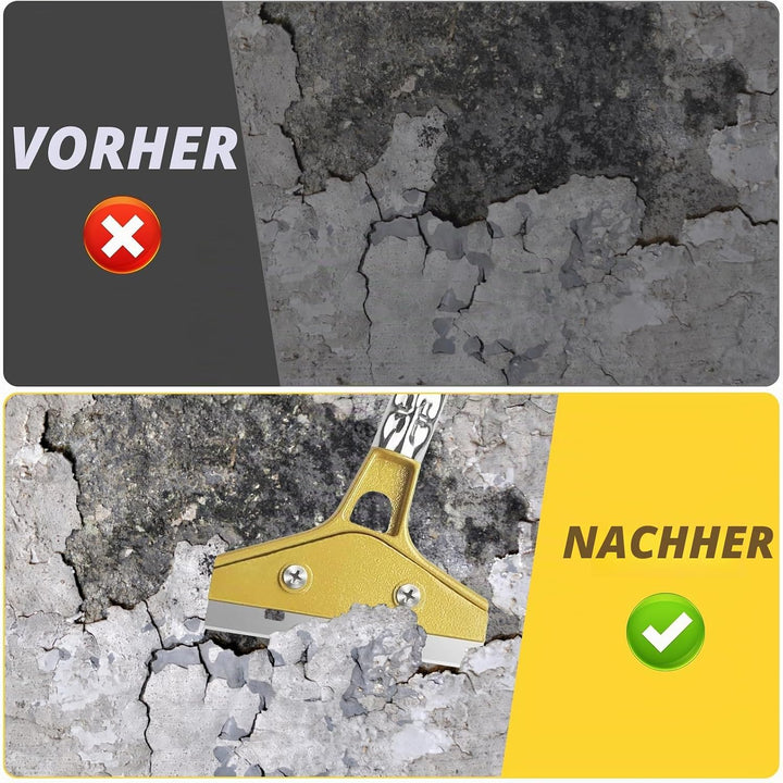 Tapetenschaber Tapetenentferner mit 20 Ersatzklingen Schaber Werkzeug Glasschaber Farbschaber Scrape