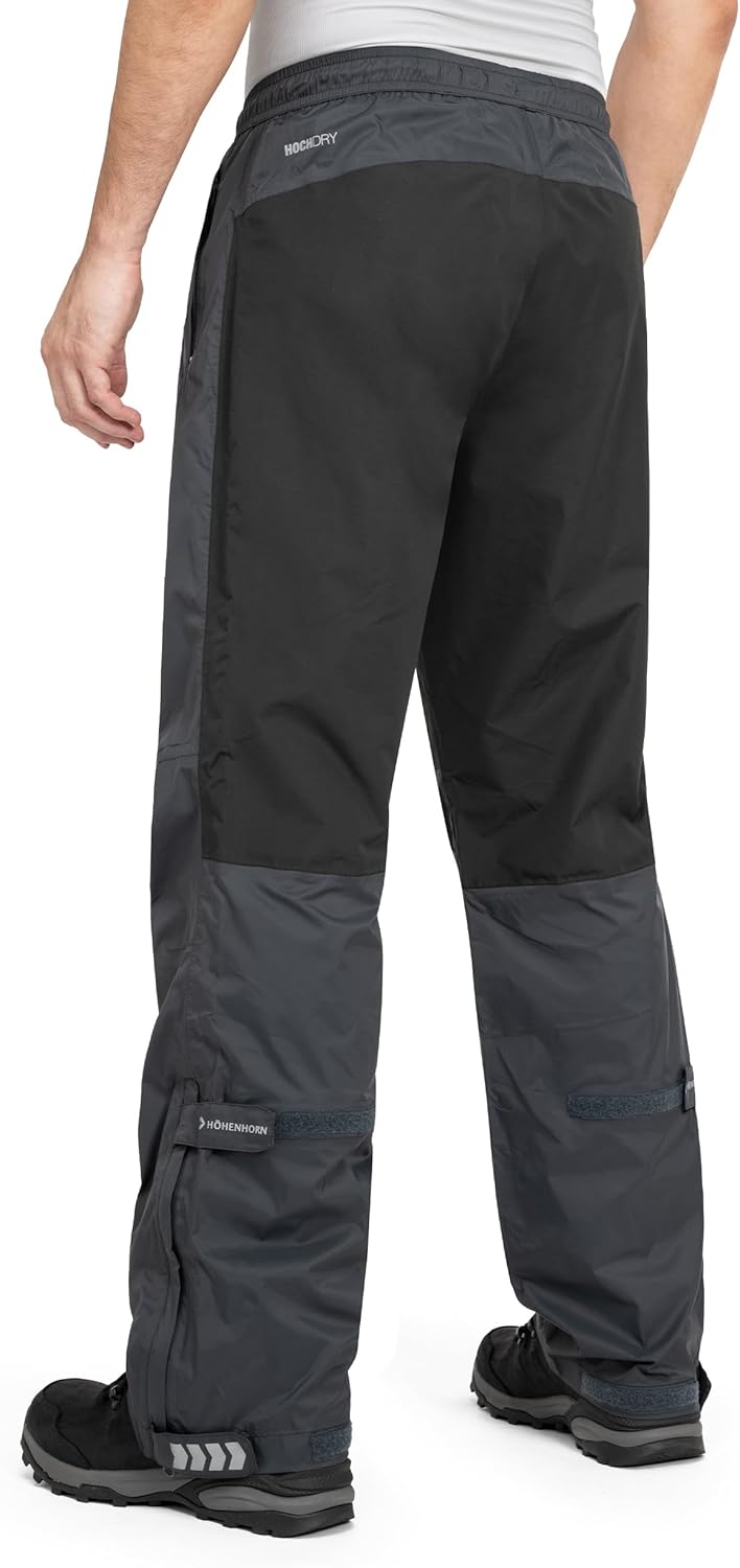Höhenhorn Pluvia Herren Regenhose wasserdichte Überziehhose Wassersäule 5.000 mm Atmungsaktive Outdo