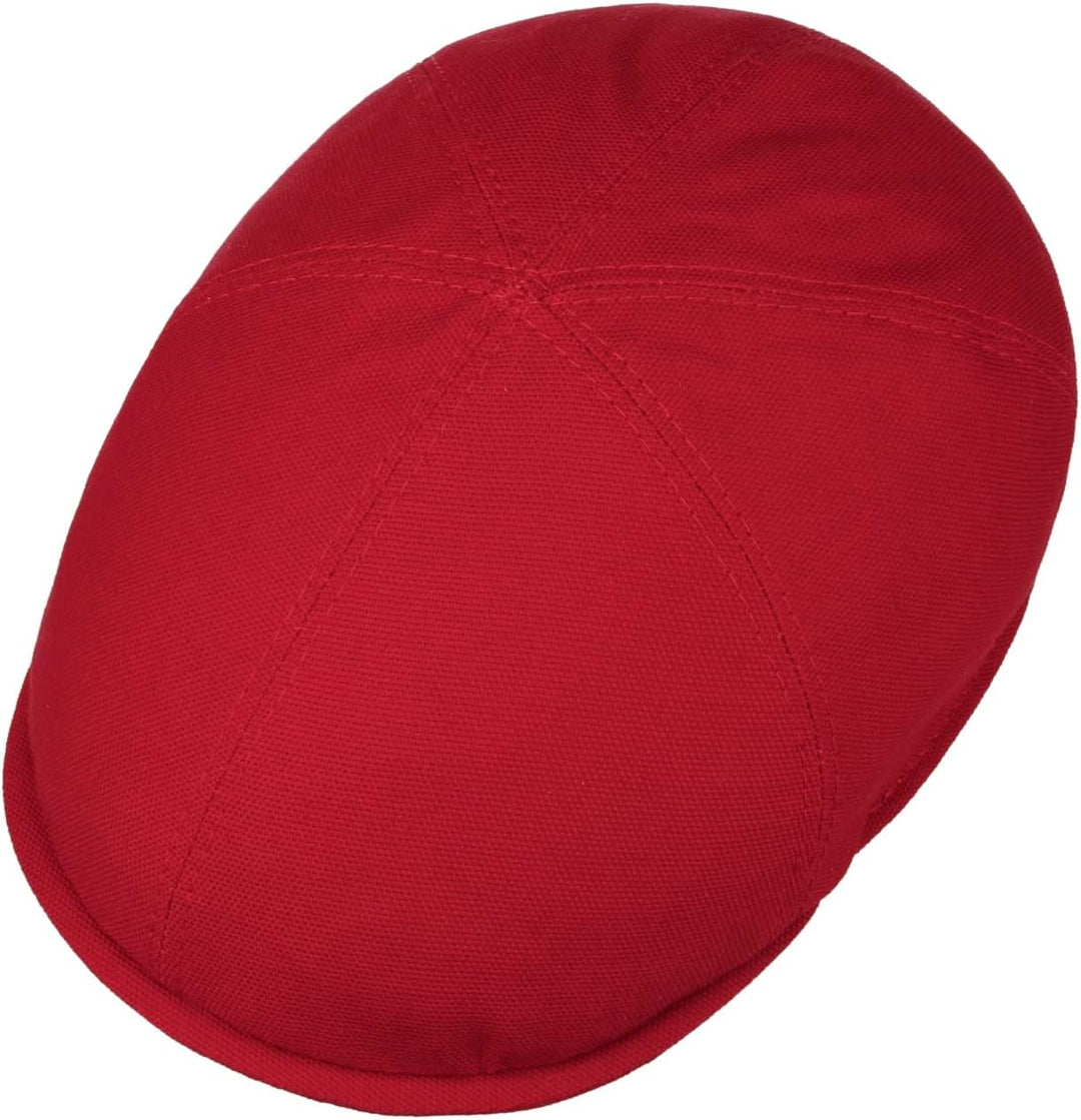 LIERYS Uni Cotton Flatcap - Klassische Form - Schiebermütze mit Stretchfutterband - Herren - Frühjah