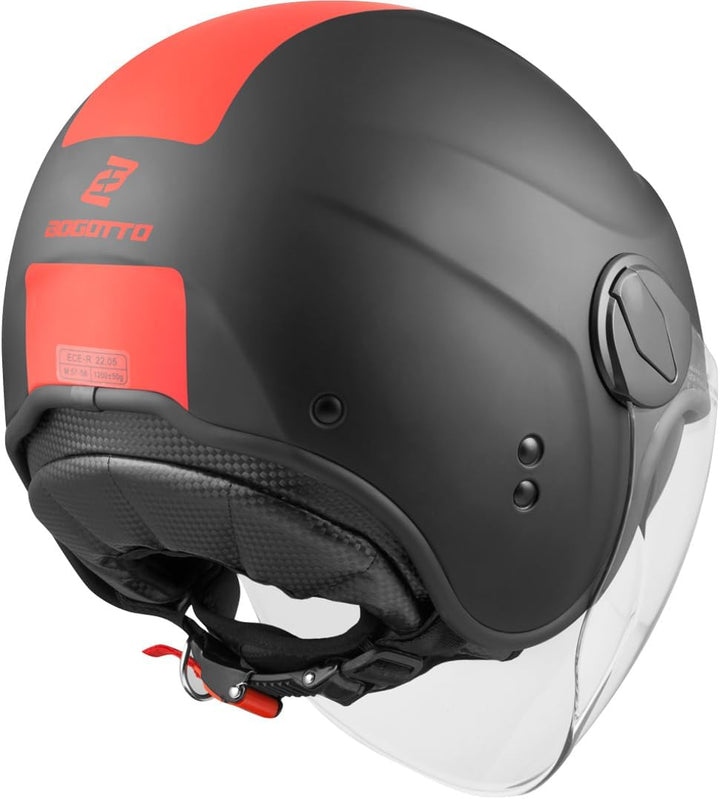 Bogotto V595-1 Next Jethelm (Red,XS) XS Rot, XS Rot