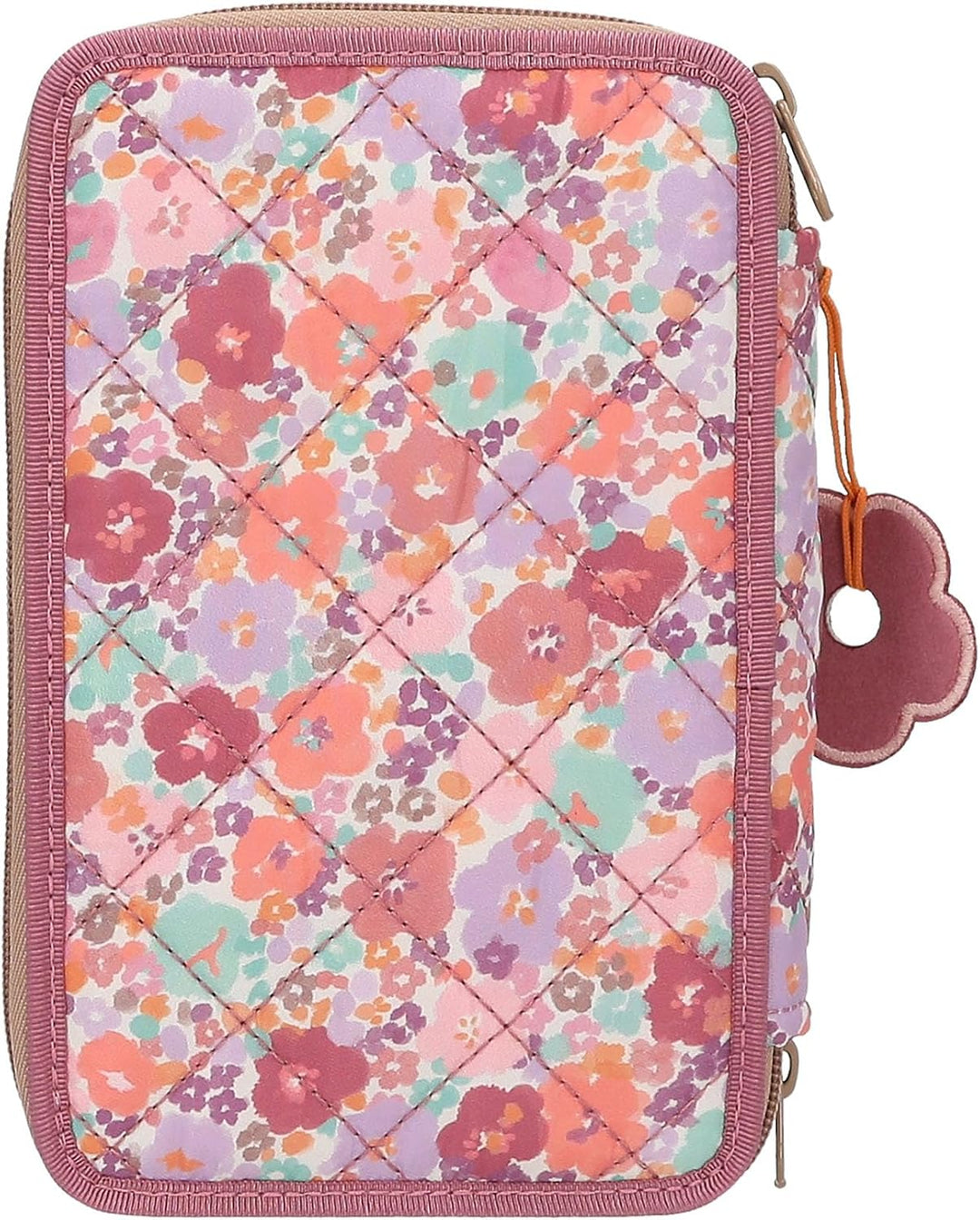 TOPModel 3-Fach Federtasche FLORAL inkl. Stifte