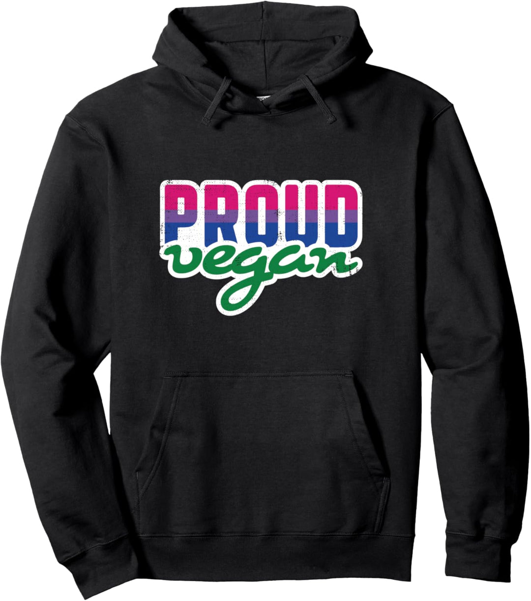 Bisexuell Pride Vegan Shirt Bi Pride Proud Vegan Pullover Hoodie