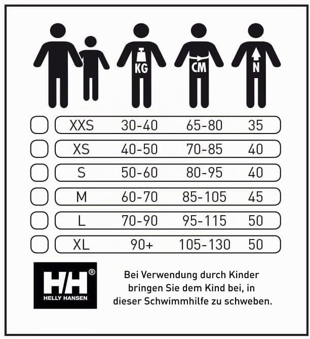 Helly Hansen Unisex Sport II Schwimmweste 60/70 Rot, 60/70 Rot