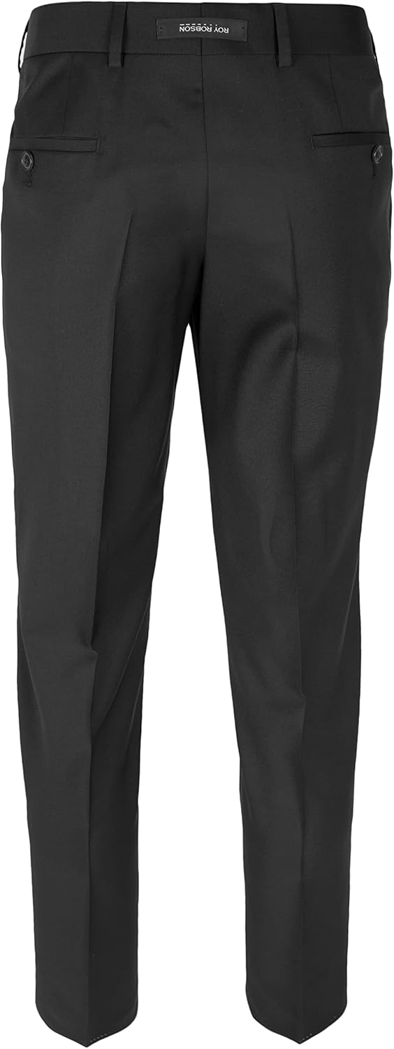 Roy Robson Herren Anzughose Baukasten Reda Super 120s 54 Schwarz (001), 54 Schwarz (001)