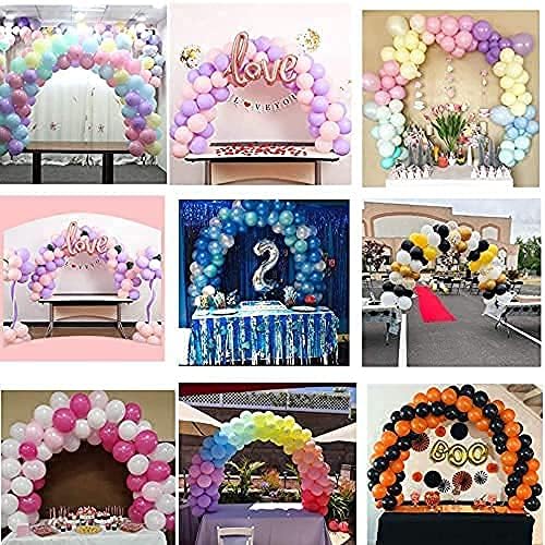 68PCS Weisse Ballonbogen-Kit,Tisch Luftballon Bogen Kit,Ballon Arch Kit,Party Dekoration Ballonbogen