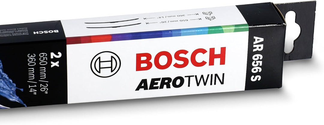 Bosch Scheibenwischer Aerotwin AR656S, Länge: 650mm/360mm − Set für Frontscheibe