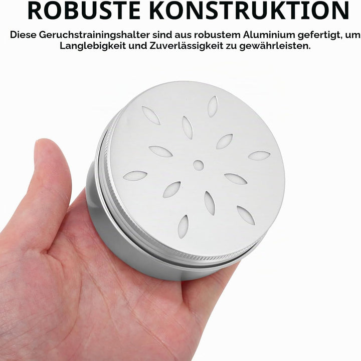 Kisangel Hundeduft Trainingsboxen Mit Magnetpunkten – 10X Geruchsdosen Aus Aluminium 2.7 Zoll Für Na