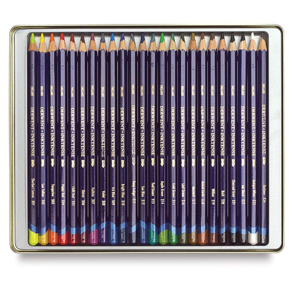Art Alternatives Derwent Inktense Bleistifte, 24 Stück