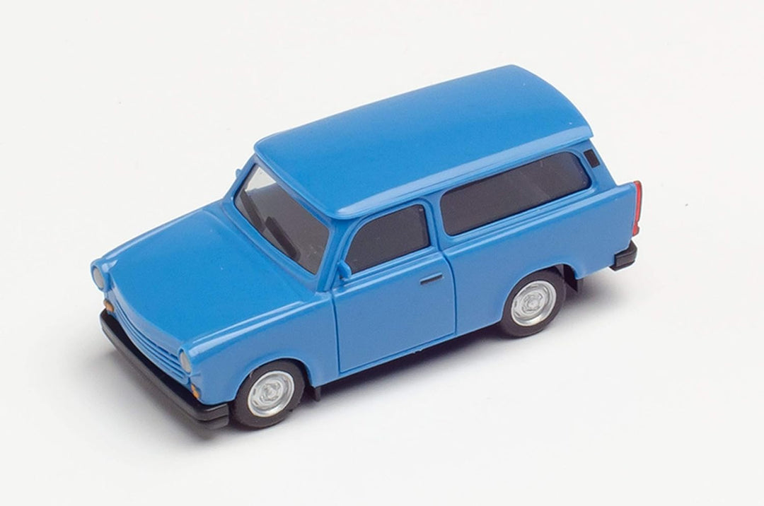 Herpa 027359-003 Trabant 1.1 Universal, olympiablau in Miniatur zum Basteln Sammeln und als Geschenk