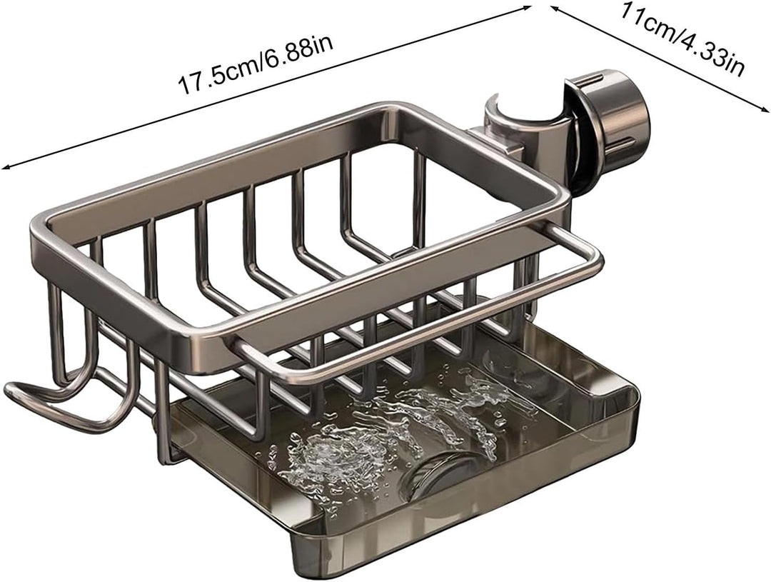 Spülbecken Organizer Edelstahl, Kitchen Sink Organizer Over Faucet, Spülbecken Ablage Spüle Organize