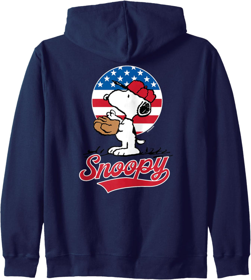 Peanuts – Snoopy Americana Baseball Kapuzenjacke