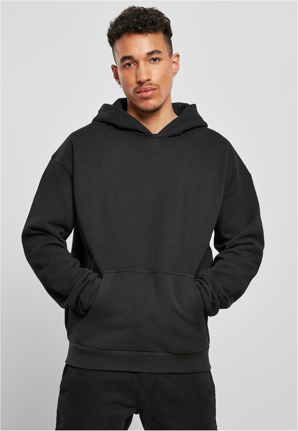 Build Your Brand Herren Ultra Heavy Cotton Box Hoody Kapuzenpullover S Schwarz, S Schwarz