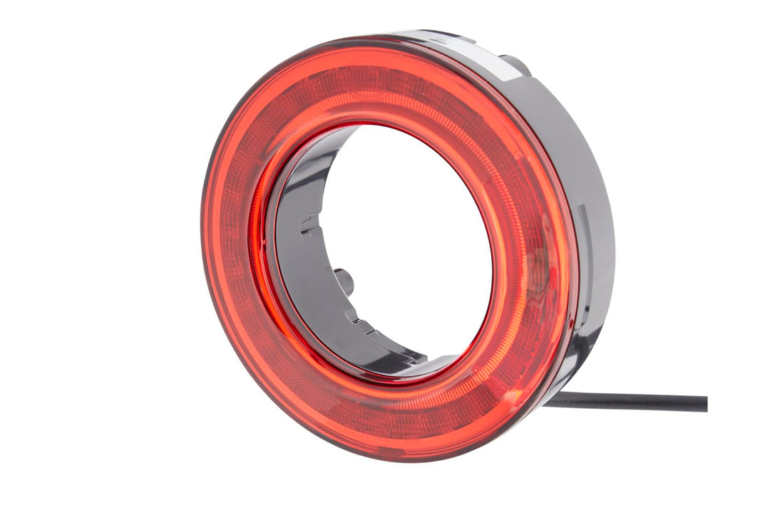 HELLA - Heckleuchte - LED - 12V - Schraubanschluss - Lichtscheibenfarbe: rot - Kabel: 250mm - Stecke