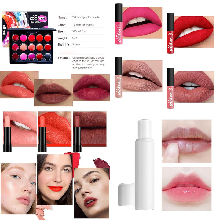 Make-up-Set All-in-One Make-up-Geschenkset Kosmetik-Palette Starter Kit, Make-up Sets mit Schminktas