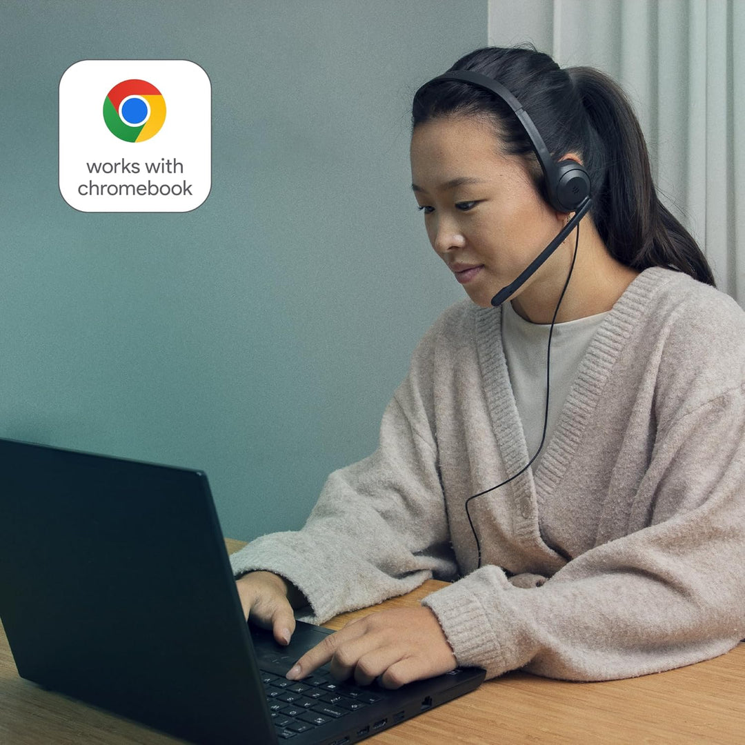 EPOS C1 Professionelles Business-Headset mit USB-A-Schnittstelle, Überlegenes Rauschunterdrückendes