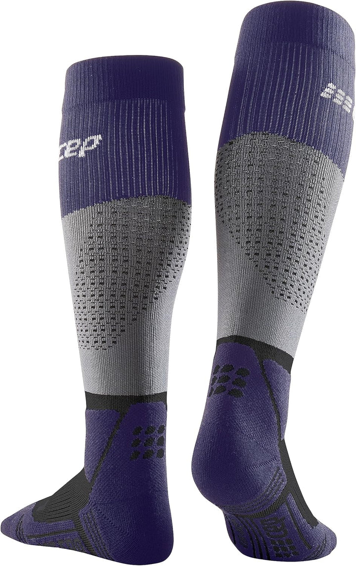 CEP - HIKING MAX CUSHION COMPRESSION MERINO SOCKS für Herren | Knielange Wandersocken mit Kompressio