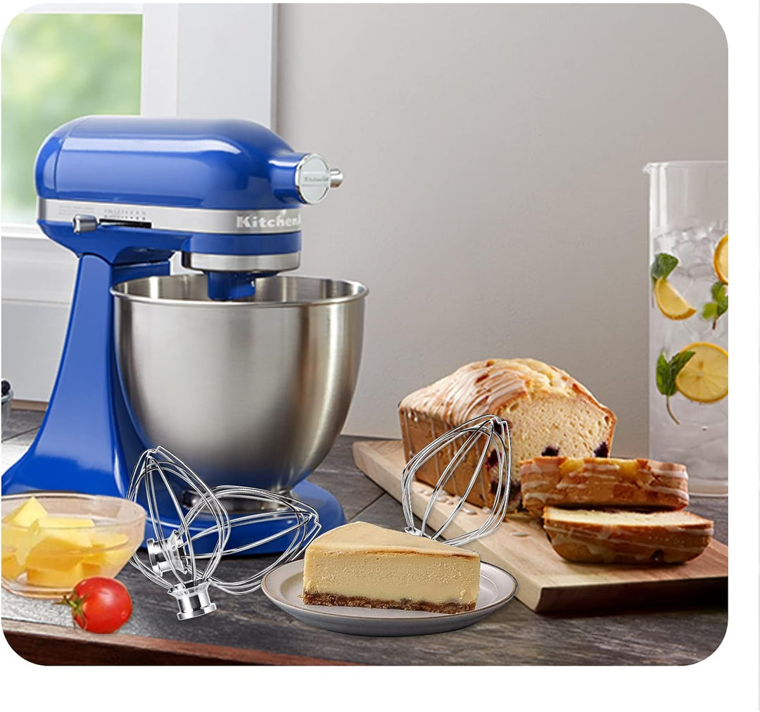 Schneebesen Edelstahl für KitchenAid 3,5 Quart Kippkopf-Standmischer KSM3311 und KSM3316, K35WW Rühr