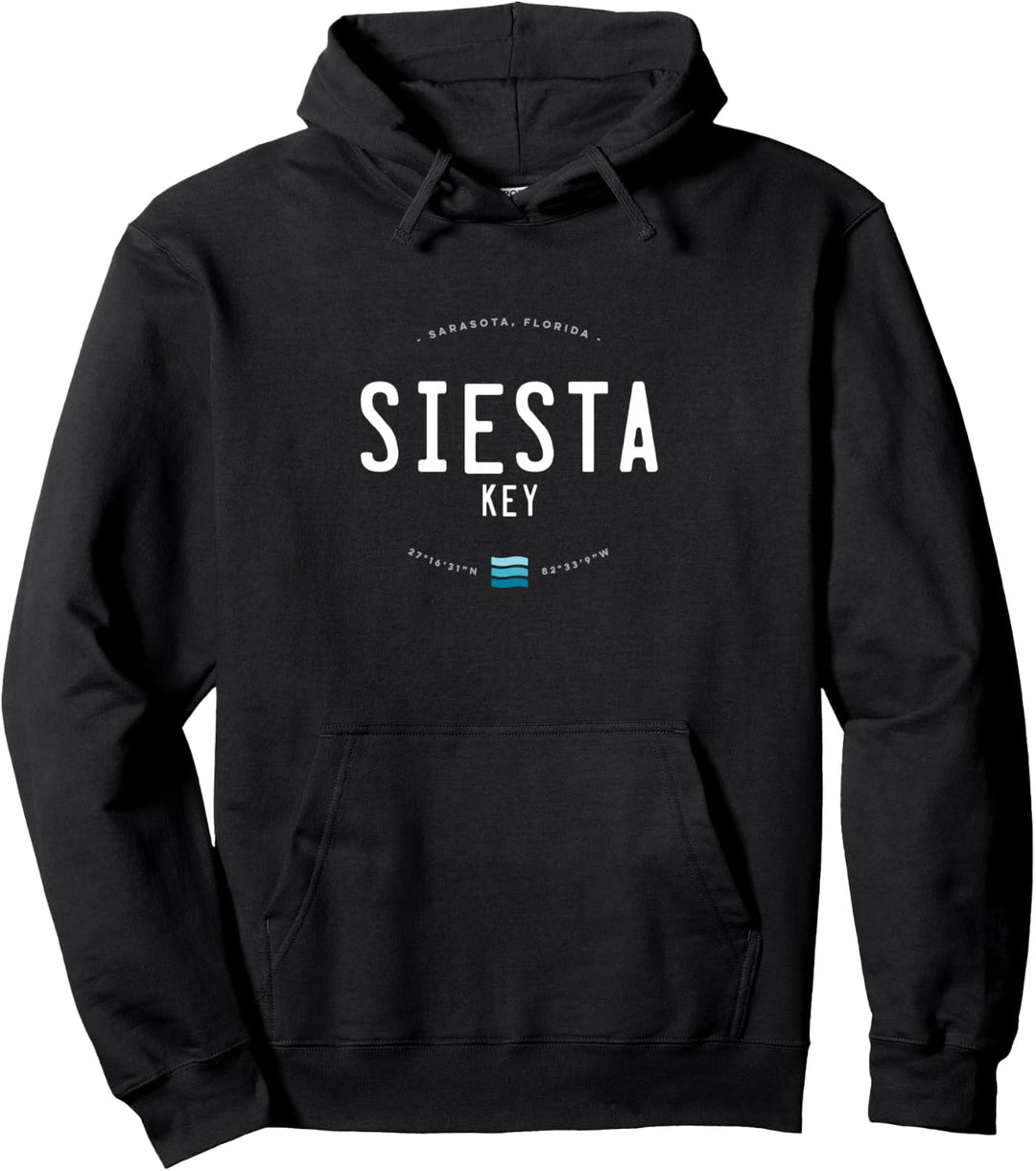 Siesta Key Sarasota Florida Beach Wellen Pullover Hoodie