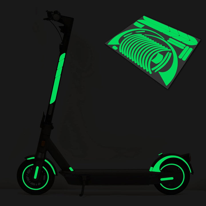 Aufkleber-Set/Sticker Set - 25-teilig auf 34x22cm Bogen geeignet für Segway Ninebot Max g30d E-Scoot