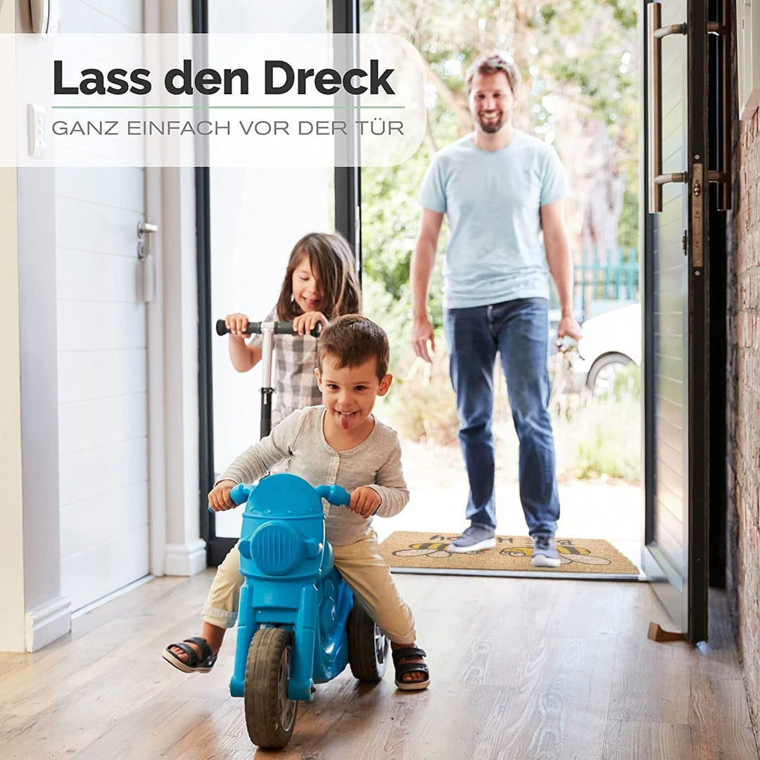 Entrando Kokos Fussmatte - 20 Stillvolle Designs - für die Haustür - innen, aussen, robust, wetterfe