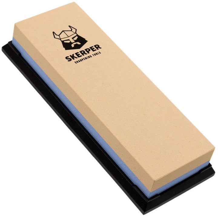 Skerper Basic SH001 Kombi-Wasserstein Körnung 180/600, um Stumpfe Messer wieder zu Formen und Scharf