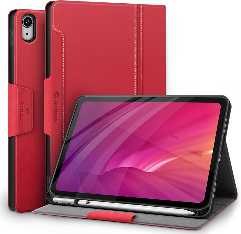 Antbox Hülle für iPad 10 Generation 2022 10,9 Zoll mit stifthalter Apple Pencil Halter Auto Schlaf/W
