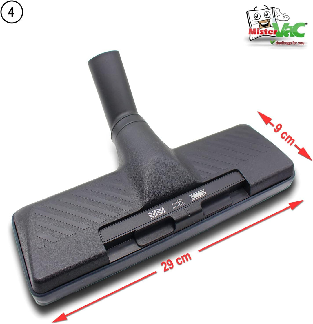 MisterVac Staubsaugerdüse Bodendüse Automatikdüse Ersatzdüse kompatibel mit AEG VX8-2 Öko,X SILENCE