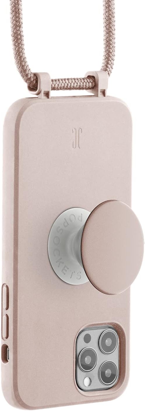 PopSockets x Just Elegance - Handyhülle für iPhone 12 Pro Max mit einer Abnehmbarereiner Geflochtene