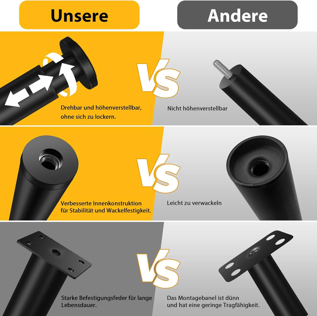 Signstek Tischbeine (25cm-42cm), 25cm-42cm