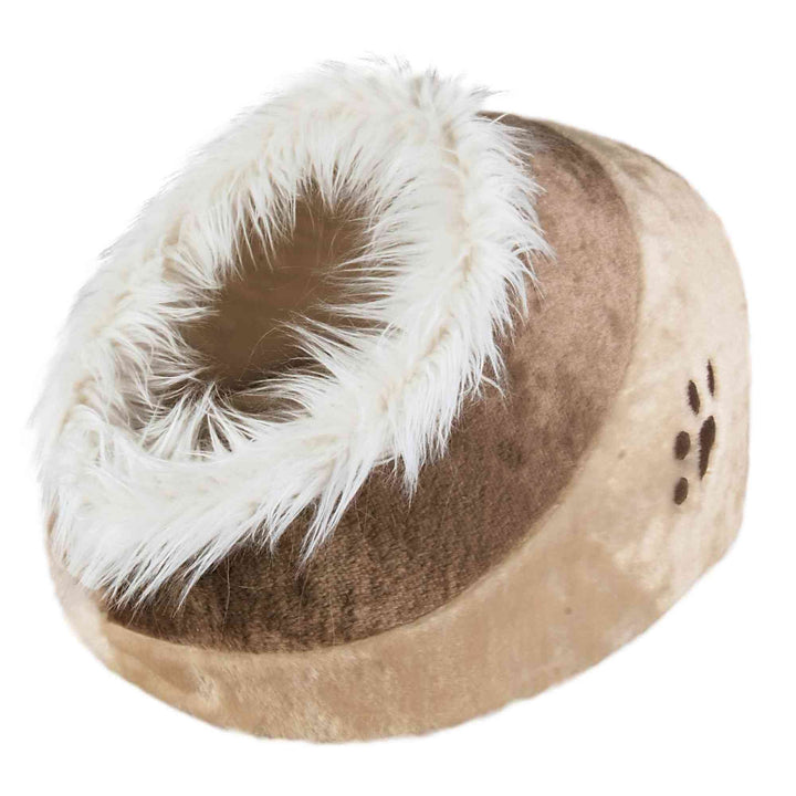 Trixie 36282 Kuschelhöhle Minou, 41 × 30 × 50 cm, beige/braun beige 41 × 30 × 50 cm, beige 41 × 30 ×