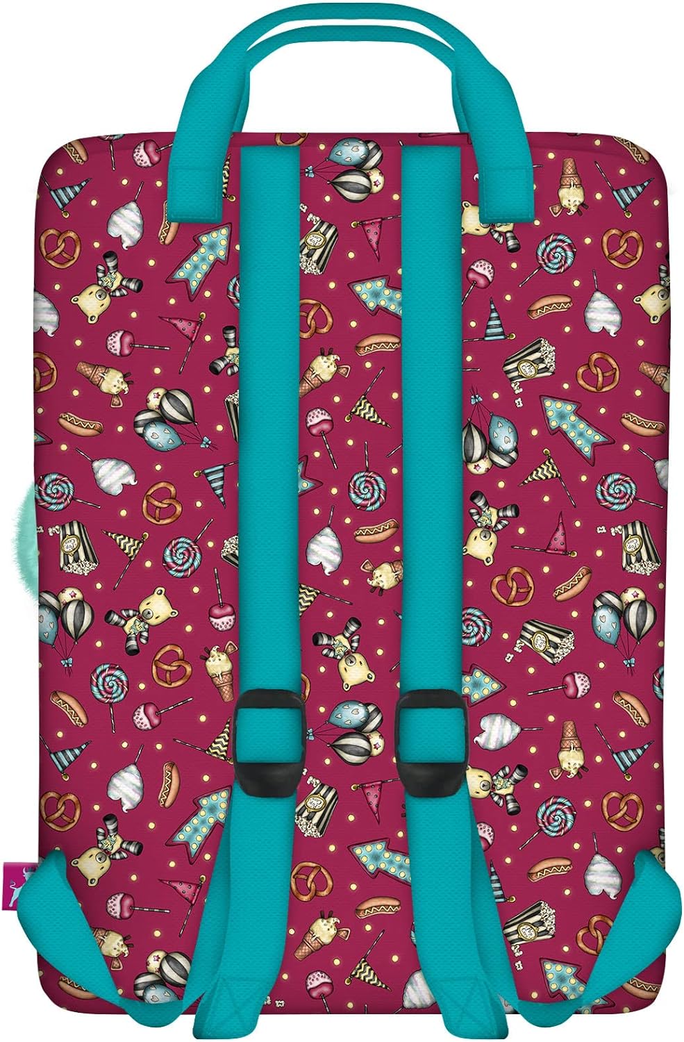 Santoro, Gorjuss Fairground Fireworks Rucksack, 25 x 36 x 10 cm, Unisex, Kinder, mehrfarbig, Standar