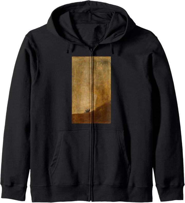Die Hundemalerei von Francisco Goya Kapuzenjacke