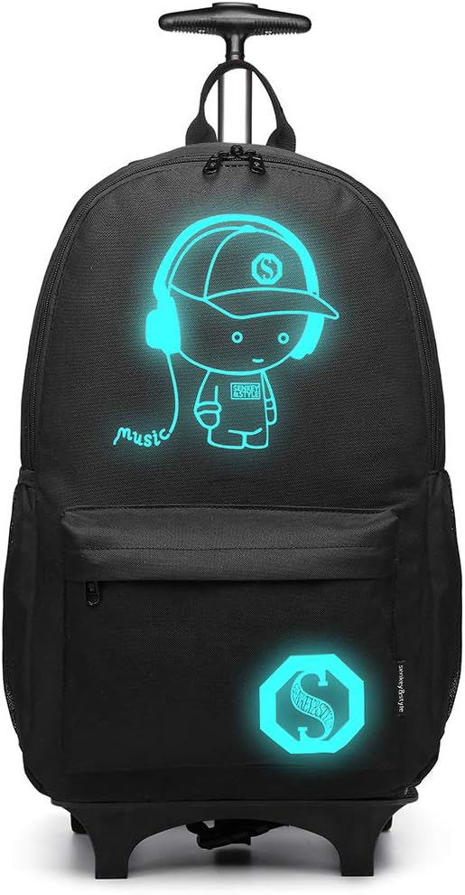 KONO Kinderrucksack Rucksack Backpack Schulrucksack Gepäck Koffer Kabine Rädern Trolley Reise Rädern