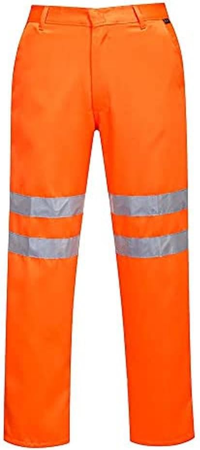 Portwest Warnschutz-Hose aus Polyester-Baumwolle RIS, Grösse: S, Farbe: Orange, RT45ORRS S Orange, S