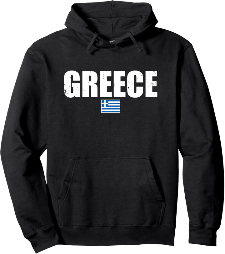 Greece Griechenland Griechische Flagge Stolzer Grieche Pullover Hoodie