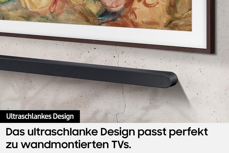 Samsung HW-S710GD 3.1-Kanal Ultra Slim Soundbar für TV-Geräte, Bluetooth-Lautsprecher mit ultraschla