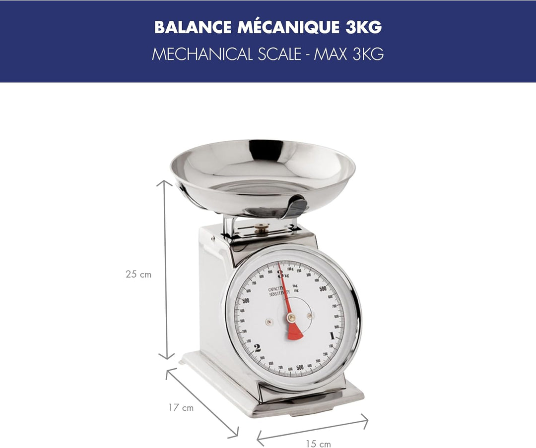 Louis Tellier N3690 Mechanische Waage 3 kg