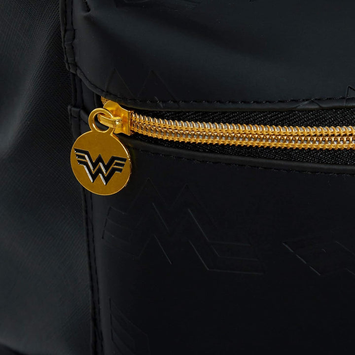 DC Comics Wonder Women Rucksack Erwachsene Kinder Gross A4 Leder wie College Mädchen Arbeit Rucksack