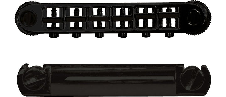 Tonepros LPBM02 B Tuneomatic Set, metrisch, Black, gekerbt