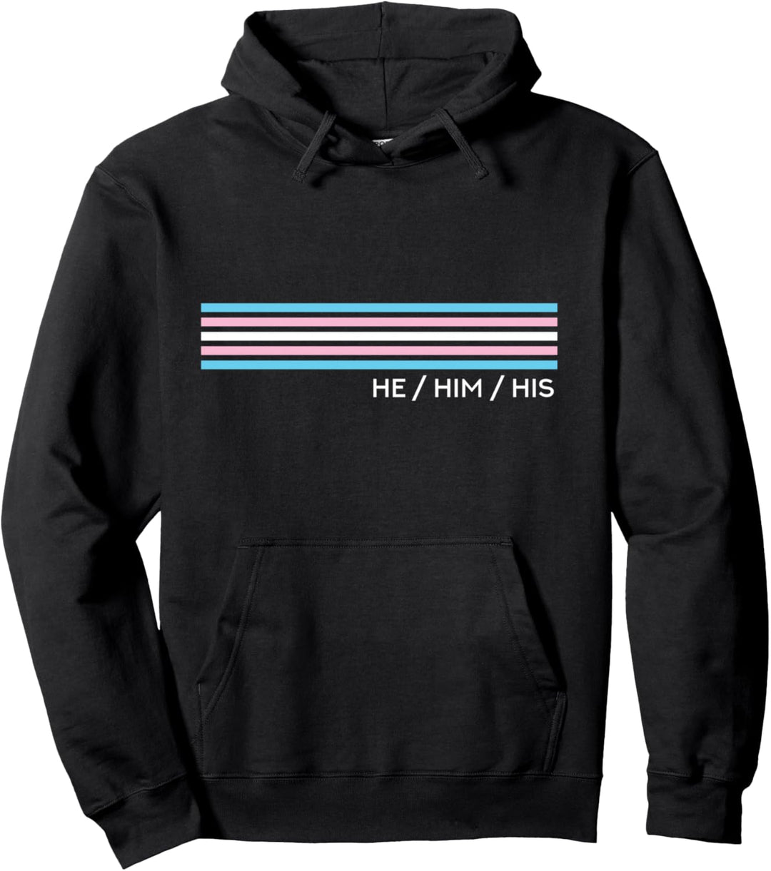 He Him His Trans Pride CSD Transgender Pullover Hoodie